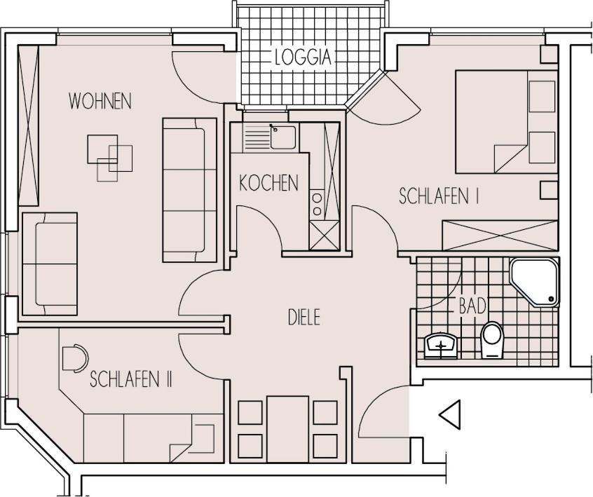 Апартаменты Haus Am Kurpark Бад-Дрибург Экстерьер фото